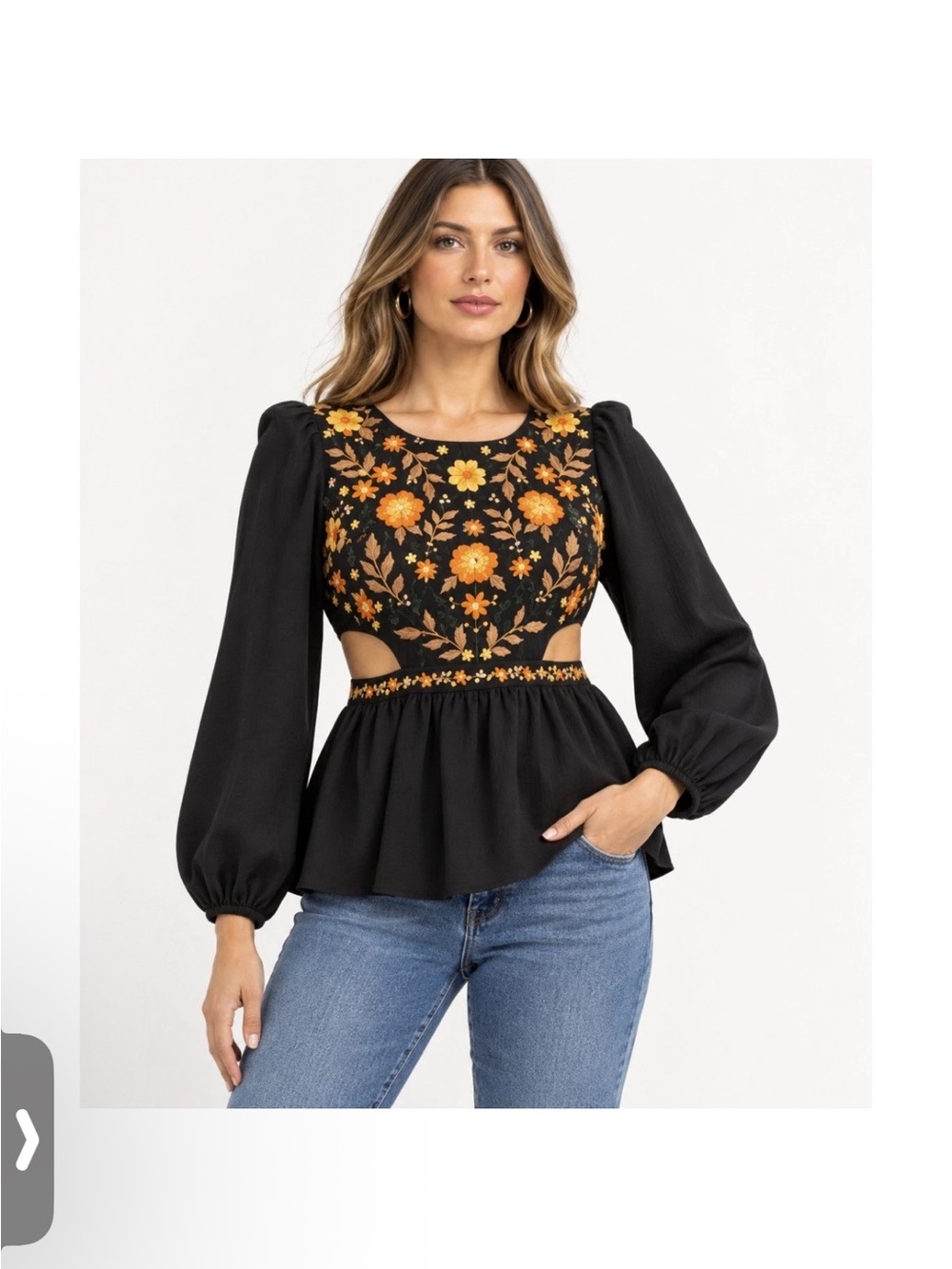 Savanna Jane embroidered blouse